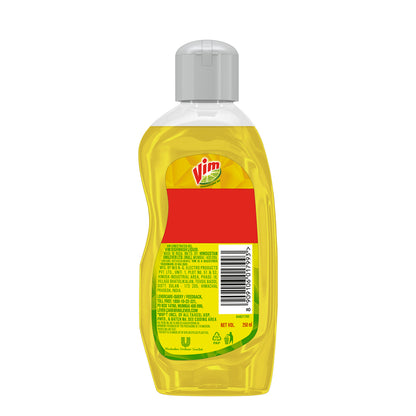 Vim Dishwash Liquid Gel Lemon Bottle 250 ml