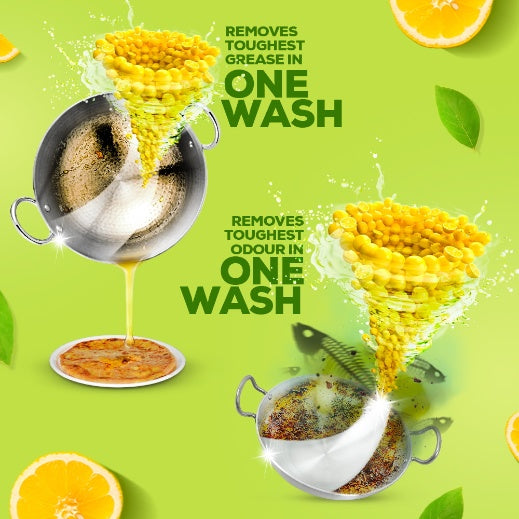 Vim Dishwash Liquid Gel Lemon Bottle 250 ml