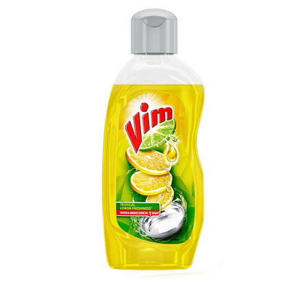 Vim Dishwash Liquid Gel Lemon Bottle 250 ml