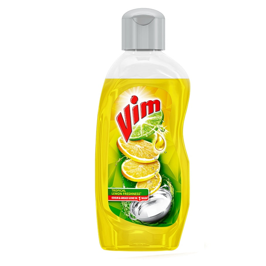 Vim Dishwash Liquid Gel Lemon Bottle 250 ml