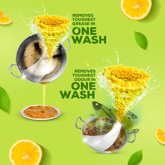 Vim Dishwash Liquid Gel Lemon Refill Pouch 500 ml