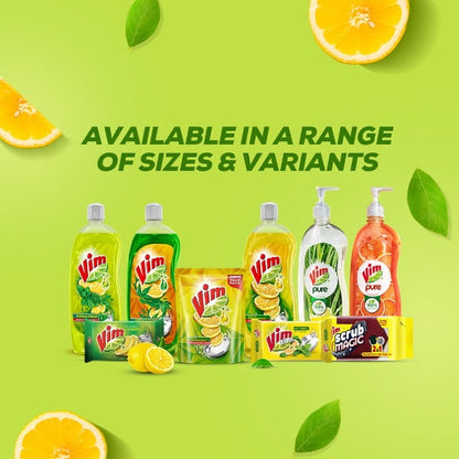 Vim Dishwash Liquid Gel Lemon Refill Pouch 500 ml