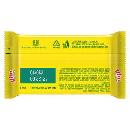 Vim Dishwash Anti Smell Bar Pudina 250 g