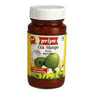 Priya Cut Mango Pickles Bottle 300 gm