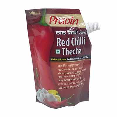 Pravin Red Chilli Thecha Pouch 100 gm