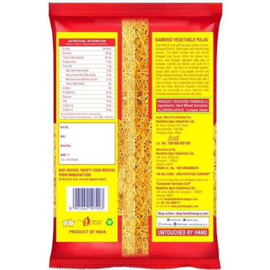 Bambino Roasted Vermicelli Pouch 850 g