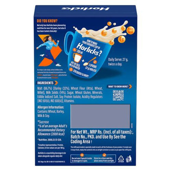 Horlicks Classic Malt Drink Refill Pack 1 kg