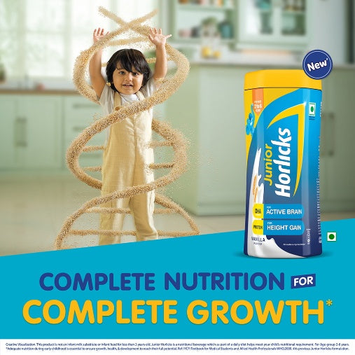 Horlicks Junior Vanilla Pouch 500 g
