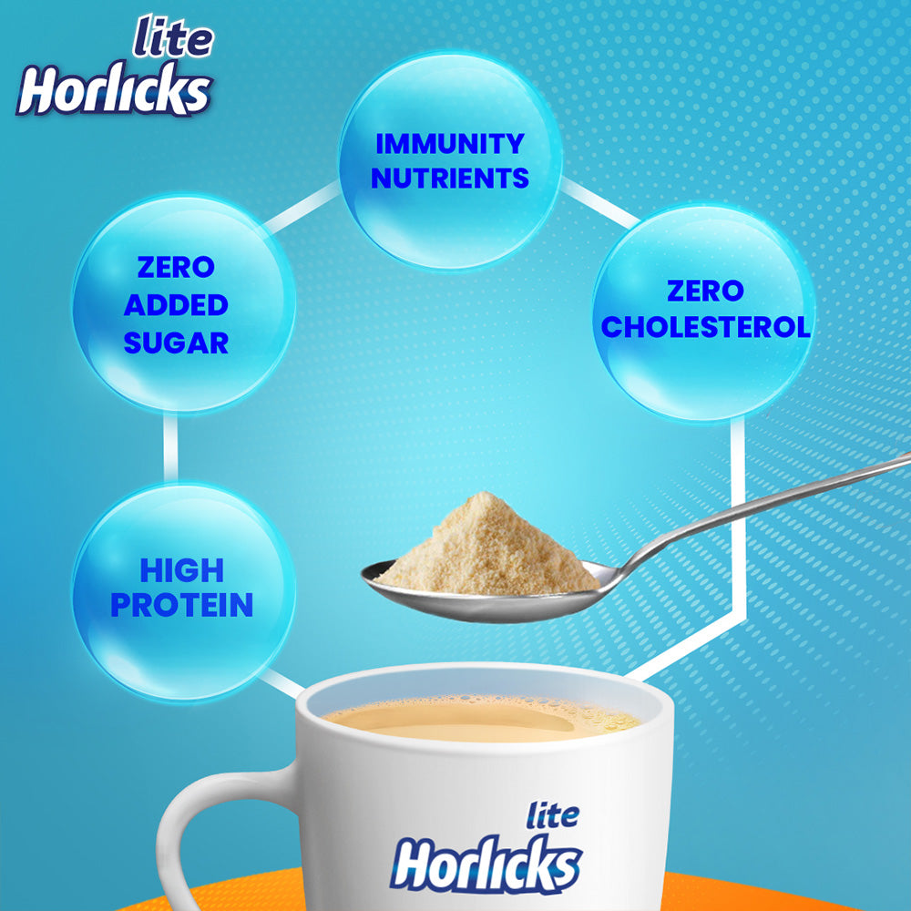 Horlicks Lite Plain Jar 450 g