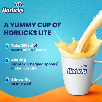 Horlicks Lite Plain Jar 450 gm