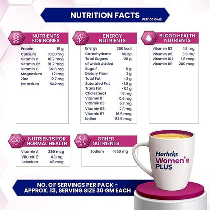 Horlicks Women'S Plus Caramel Jar 400 g