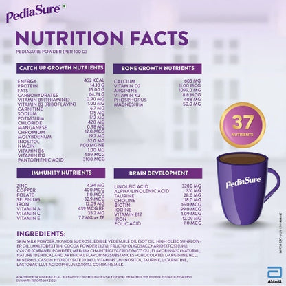 Pediasure Chocolate Drinks Box 200 g