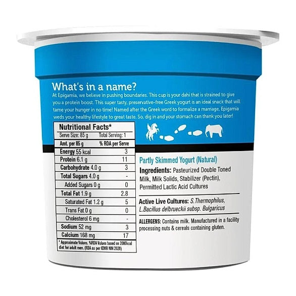 Epigamia Natural 85 g