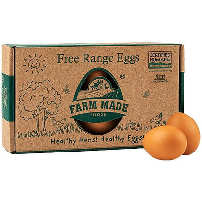 Farm Made Free Range Brown Eggs 6 pcs