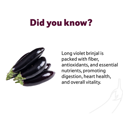 Brinjal Long Violet, 250 g