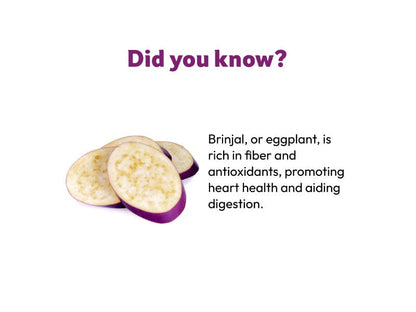 Starfresh Brinjal Round Violet Small ~ 500 gm