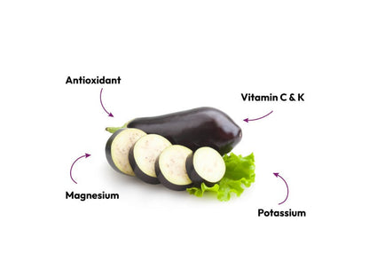 Brinjal Round Violet Small, 500 g