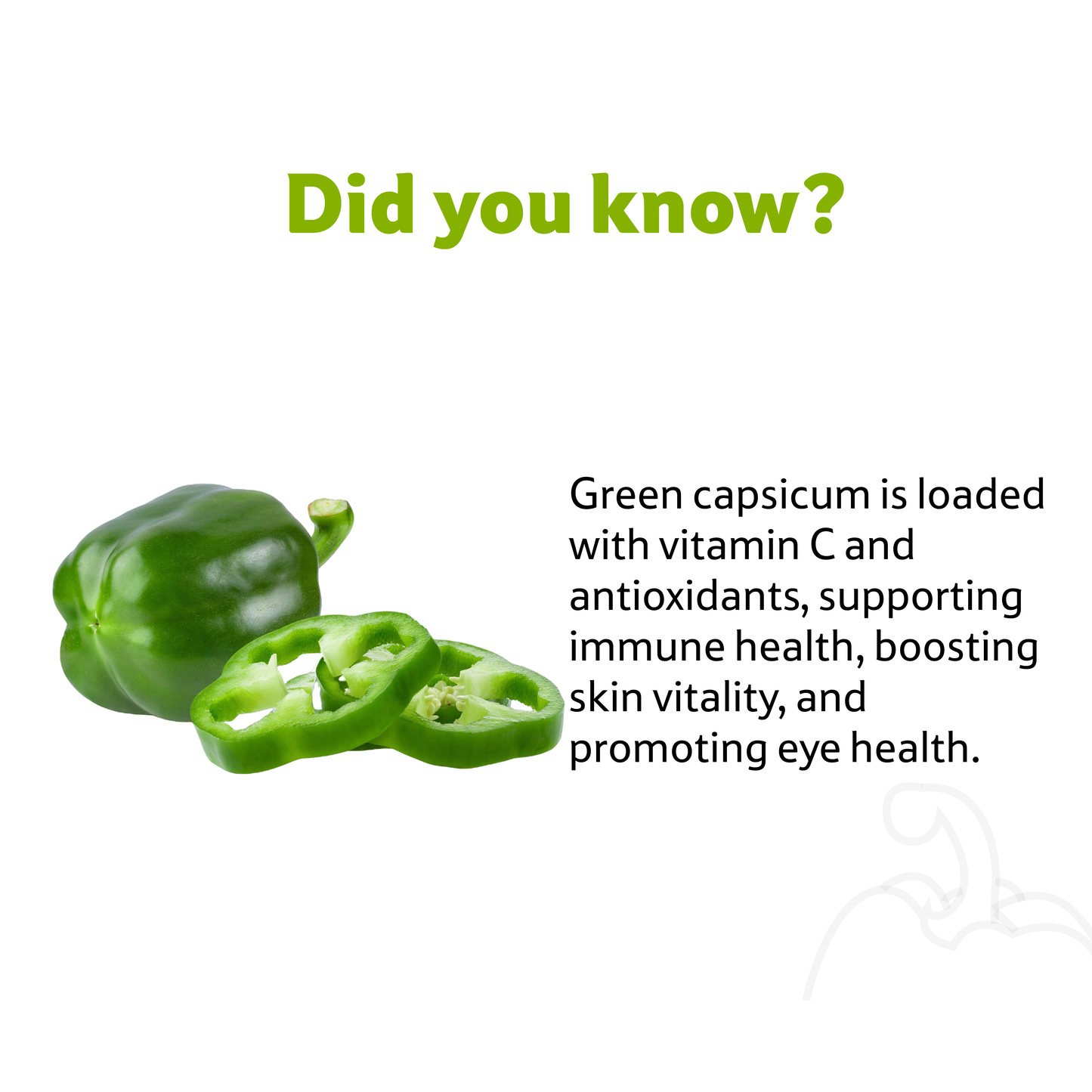 Capsicum Green, 1 Kg