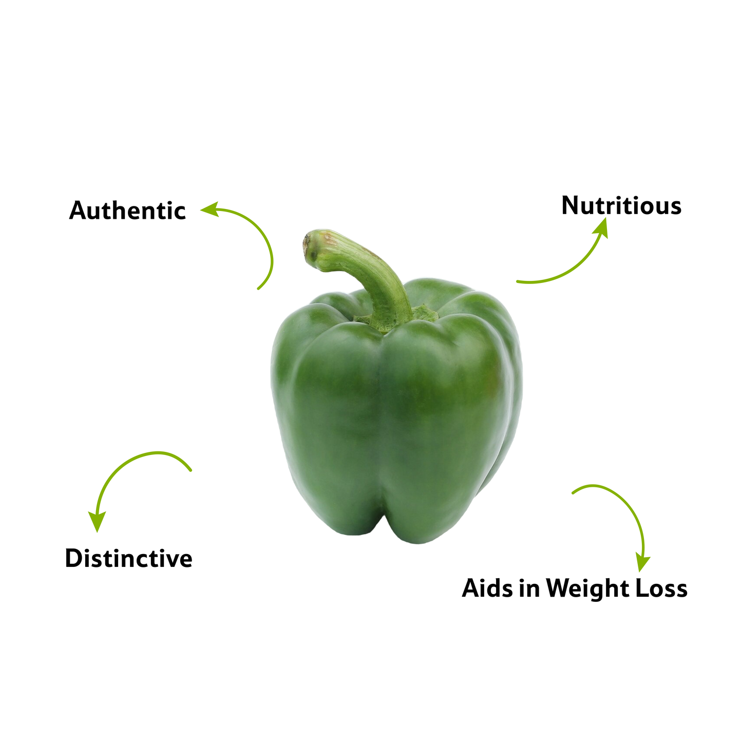 Capsicum Green, 1 Kg