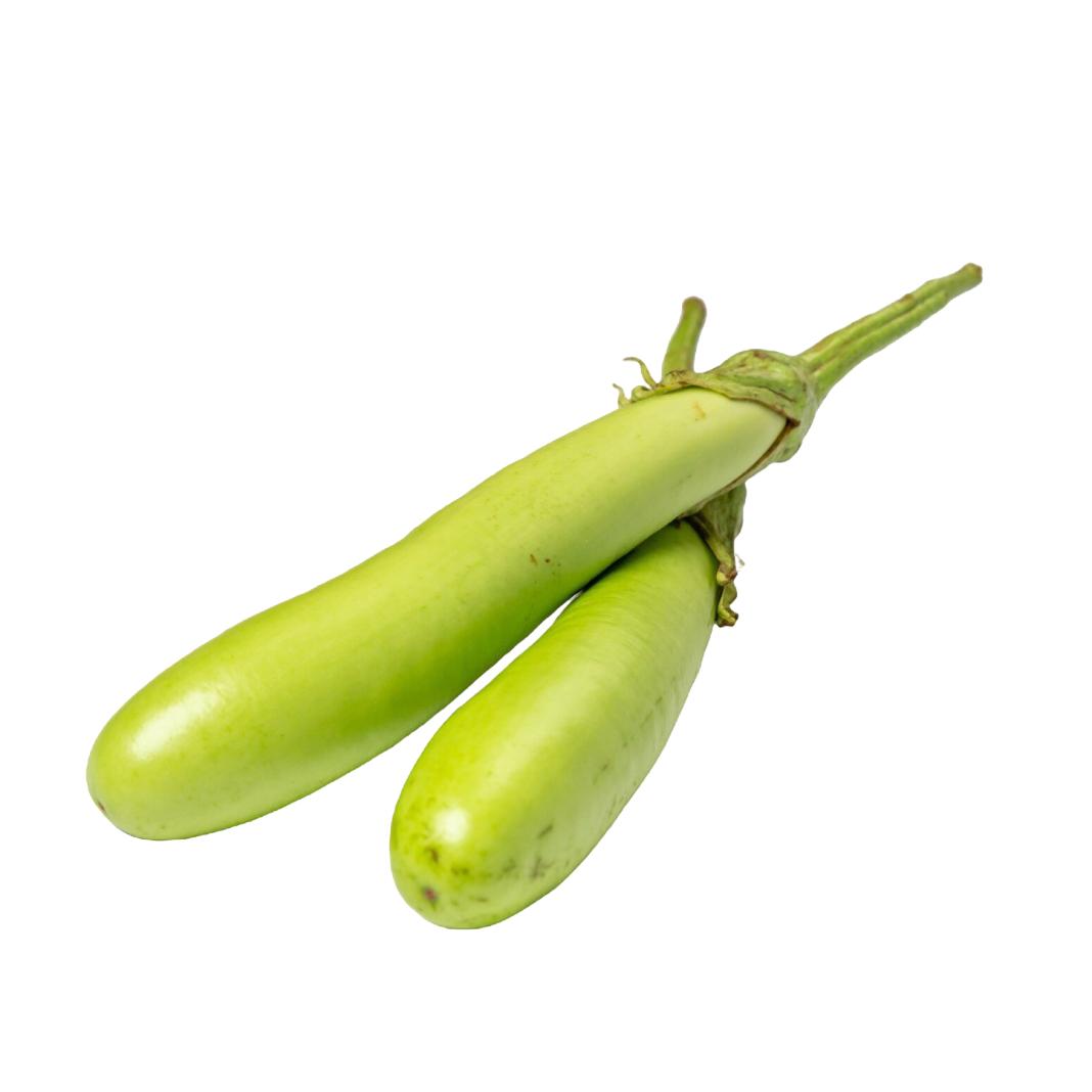 Brinjal Long Green, 1 Kg
