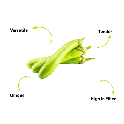 Starfresh Brinjal Long Green ~ 250 gm