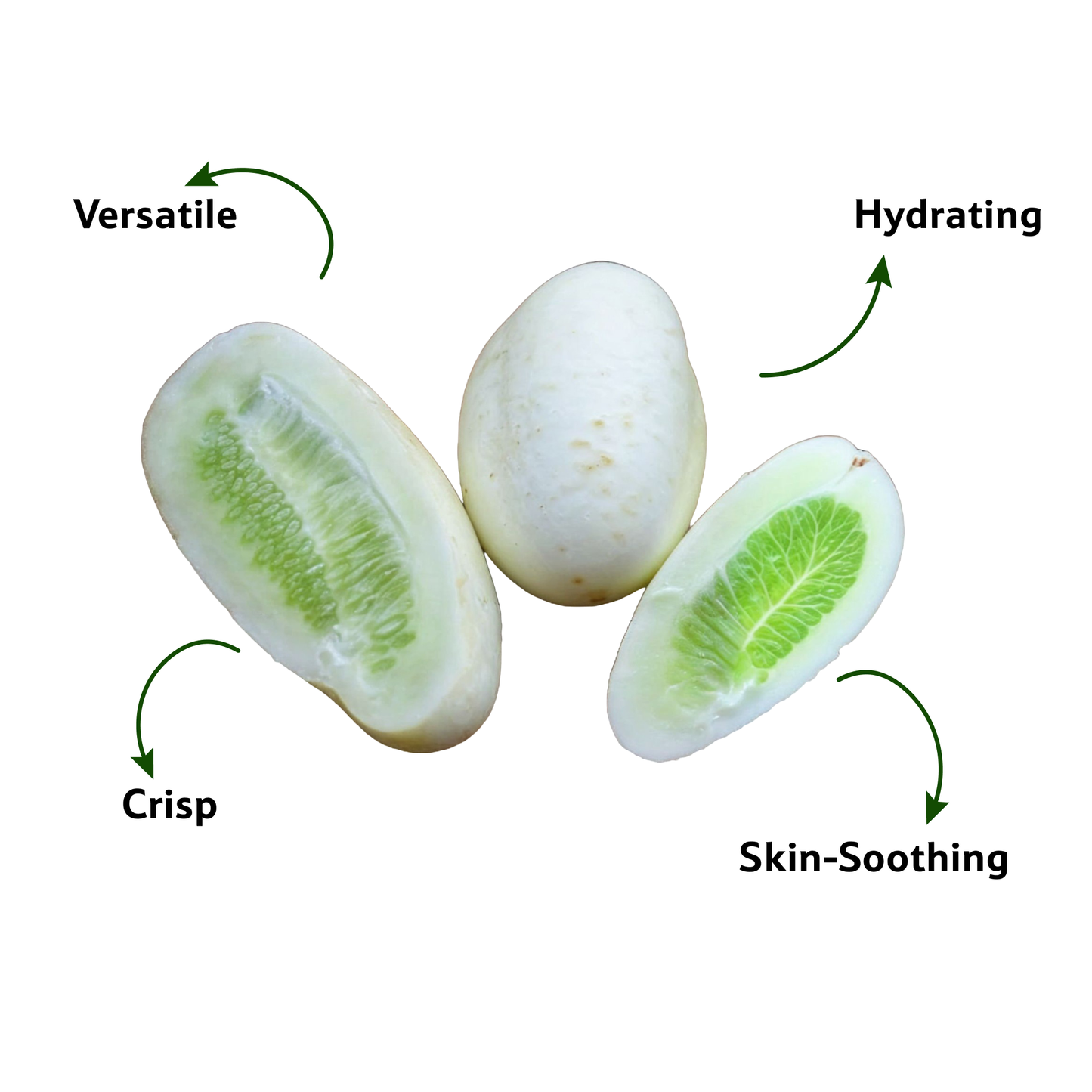 Cucumber White Loose, 1 Kg