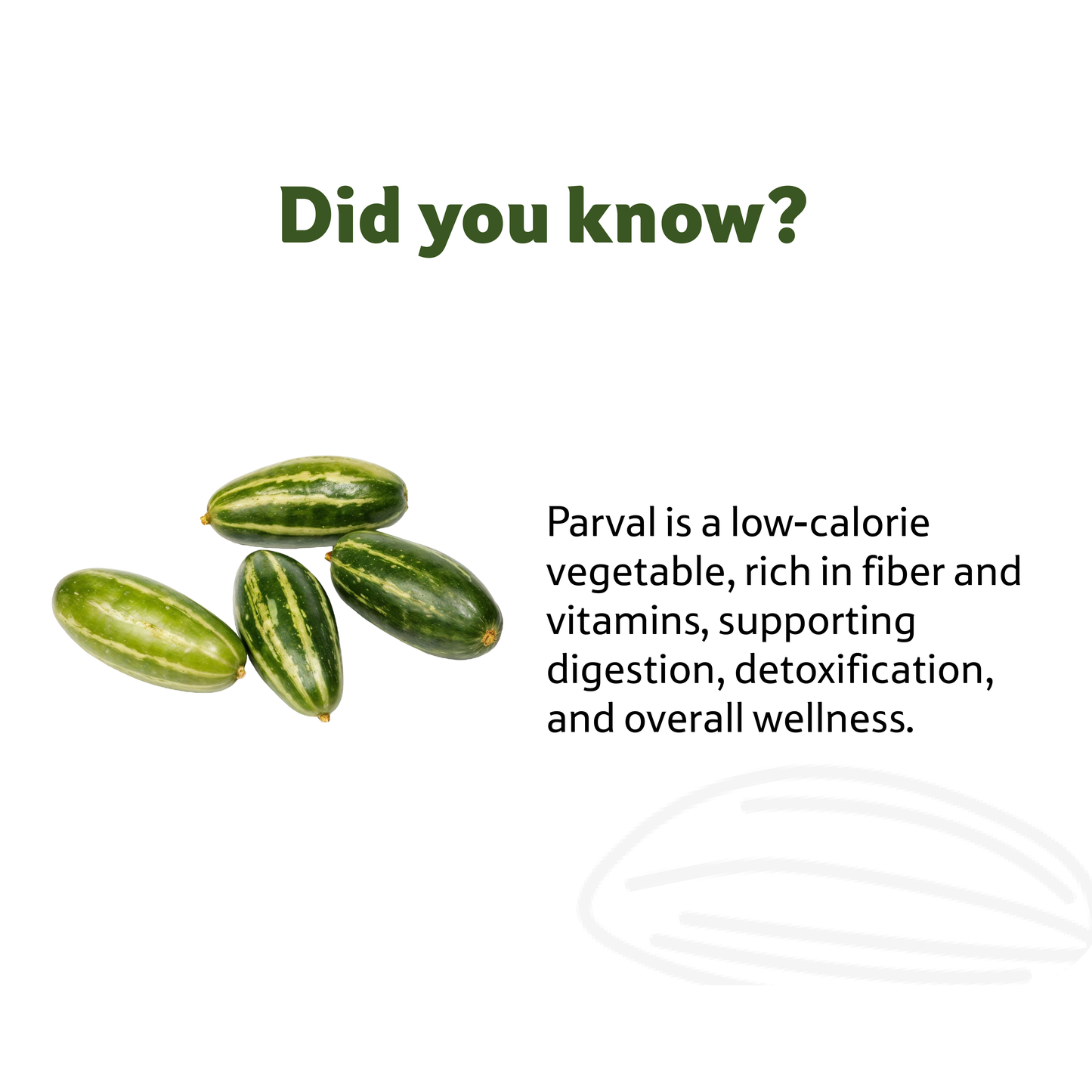 Gourd Pointed Parval, 250 g