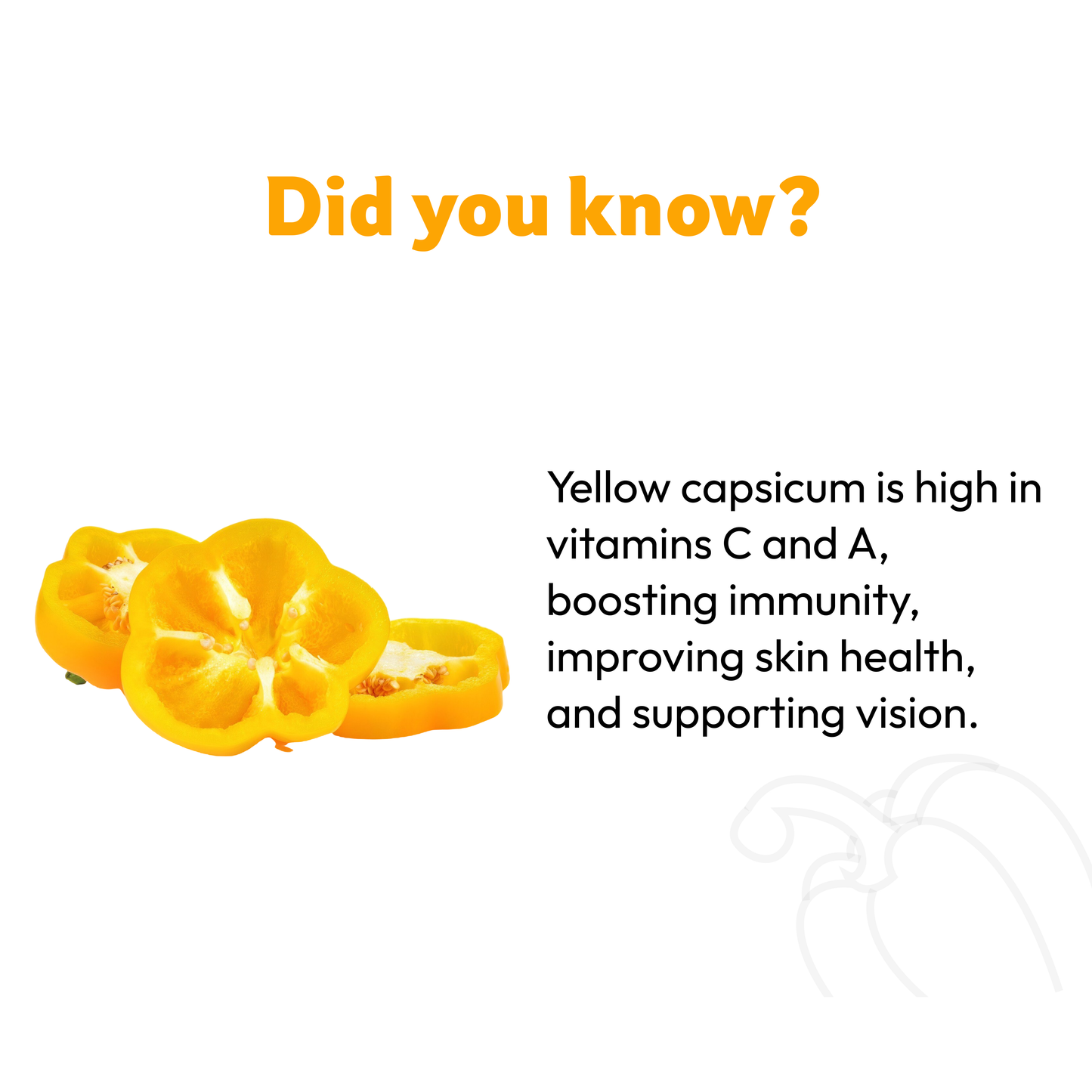 Starfresh Capsicum Yellow ~ 250 gm