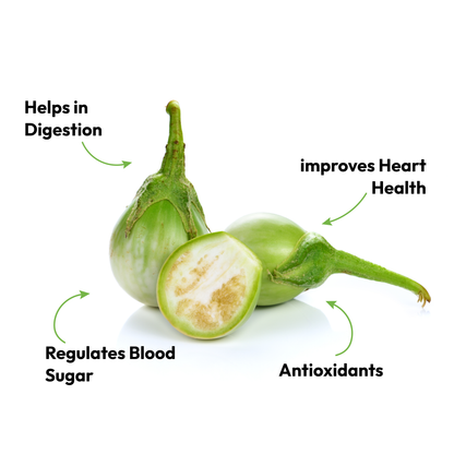 Starfresh Brinjal Bharta Green ~ 1 kg