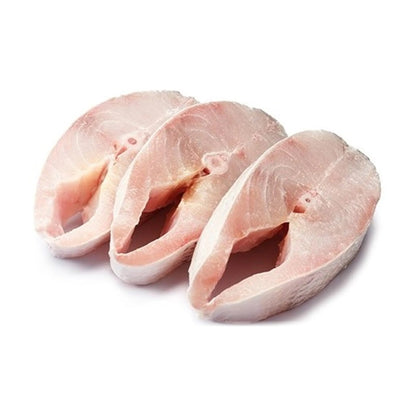 Sea Water Indian Salmon Ravas Small Round, Cut 800 g