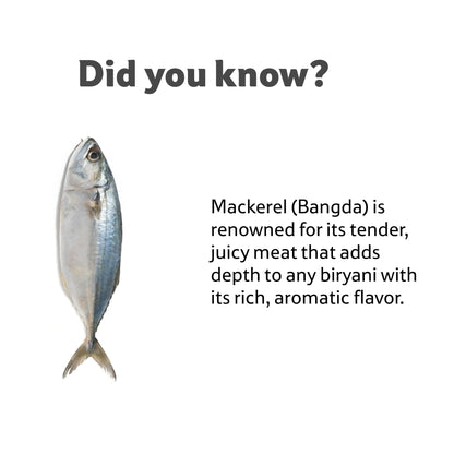 Sea Water Mackeral BangdaBig Cleaned, Gross 525 g, Cleaned 500 g