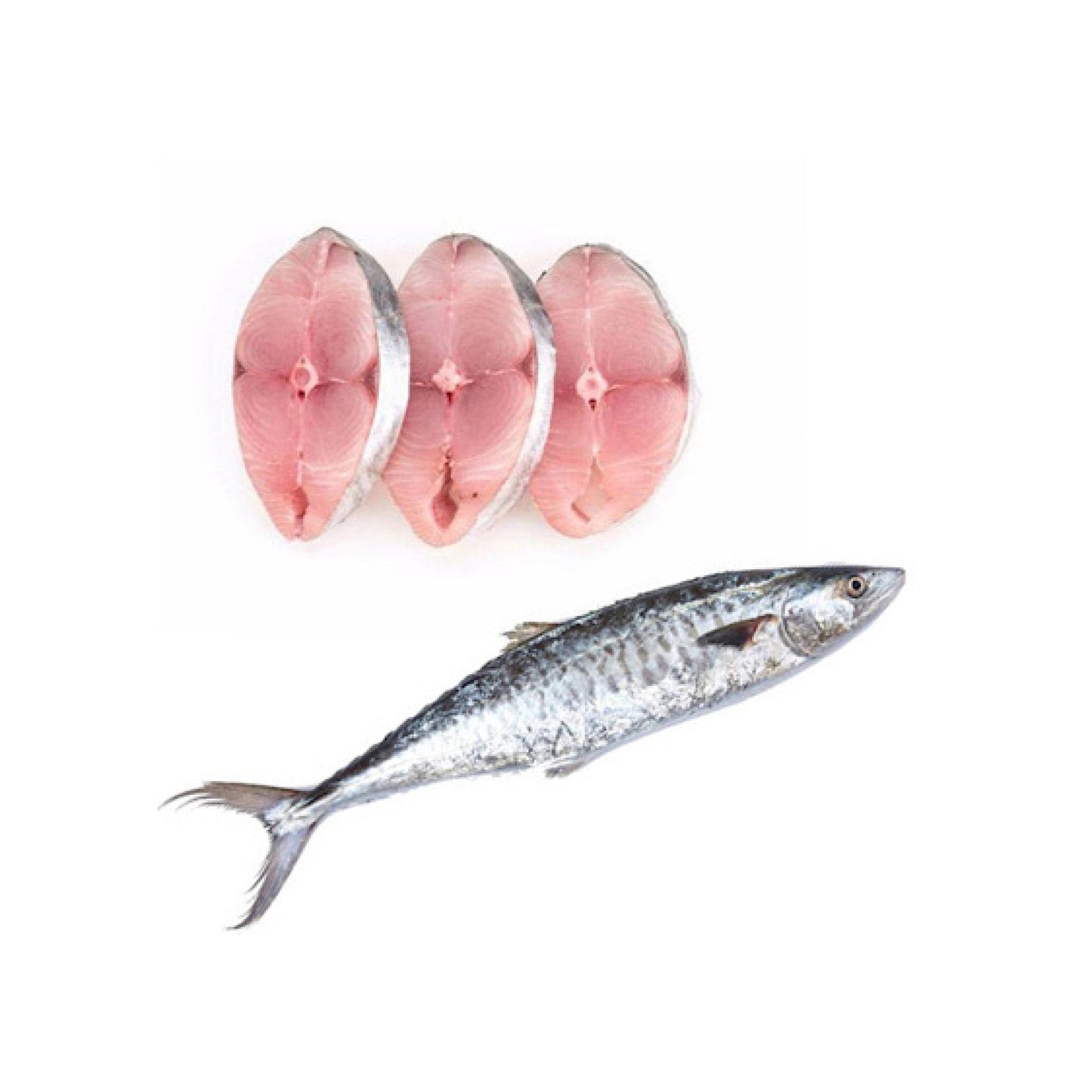Sea Water Seer Small Steak, Gross 550 g, Steak 500 g