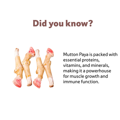 Mutton Paya Cut, 500 g