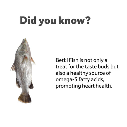 Fresh Water Betki Round Cut, 1.5 Kg