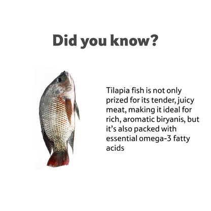Fresh Water Tilapia Round Cut, 500 g