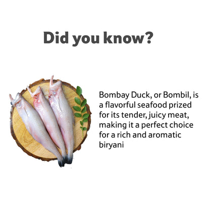 Sea Water Bombay Duck Bombil Whole, About 250 g