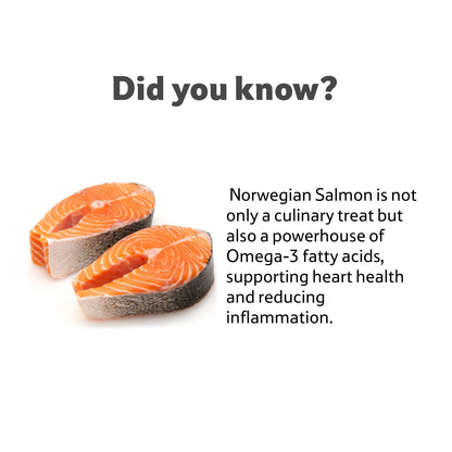 Sea Water Norwegian Salmon Slice Fresh, 250 g