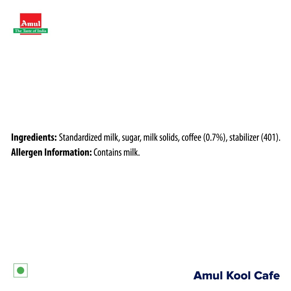 Amul Kool Cafe Flavoured Milk 200 ml