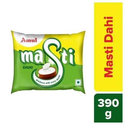 Amul Masti Dahi Pouch 390 Gm