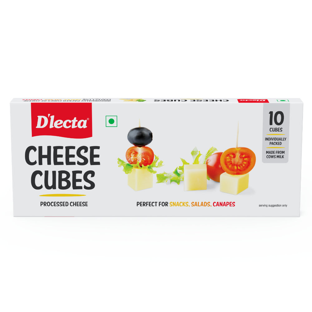 D'Lecta Cheese Cubes 200 gm