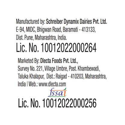 D'Lecta Cheese Cubes 200 gm