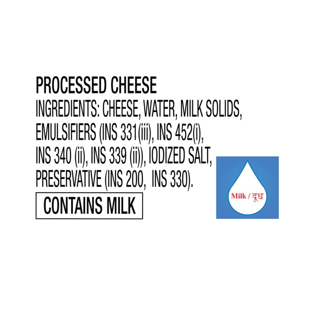 D'Lecta Process Cheese Block 200 gm