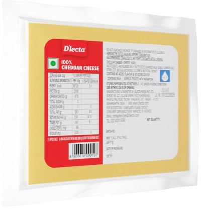 D'Lecta Natural Cheddar Cheese 200 g