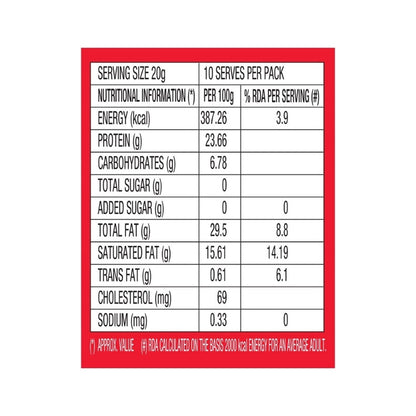 D'Lecta Natural Cheddar Cheese 200 g