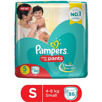 Pampers Small Diapers 86 pcs