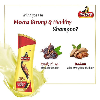 Meera Strong N Healthy Shampoo 180ml