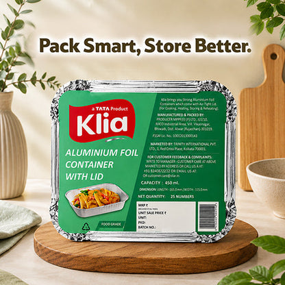 Klia Aluminium Container Small 25 pcs (250 ml)