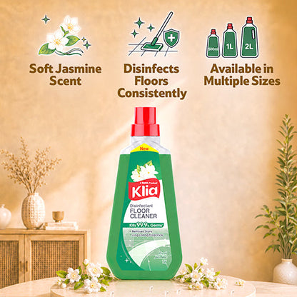 Klia Disinfectant Jasmine Floor Cleaner, 1 L