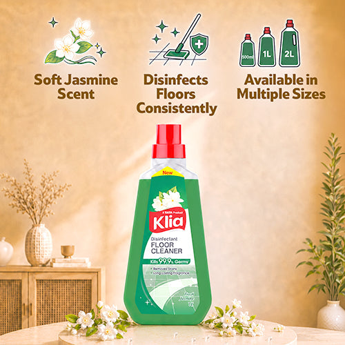 Klia Disinfectant Jasmine Floor Cleaner 1 ltr