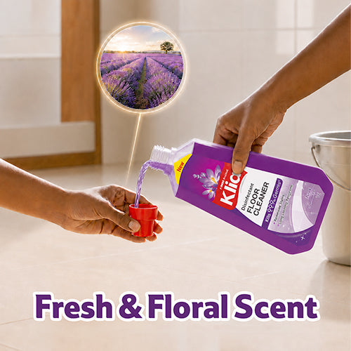 Klia Disinfectant Lavender Floor Cleaner, 1 L